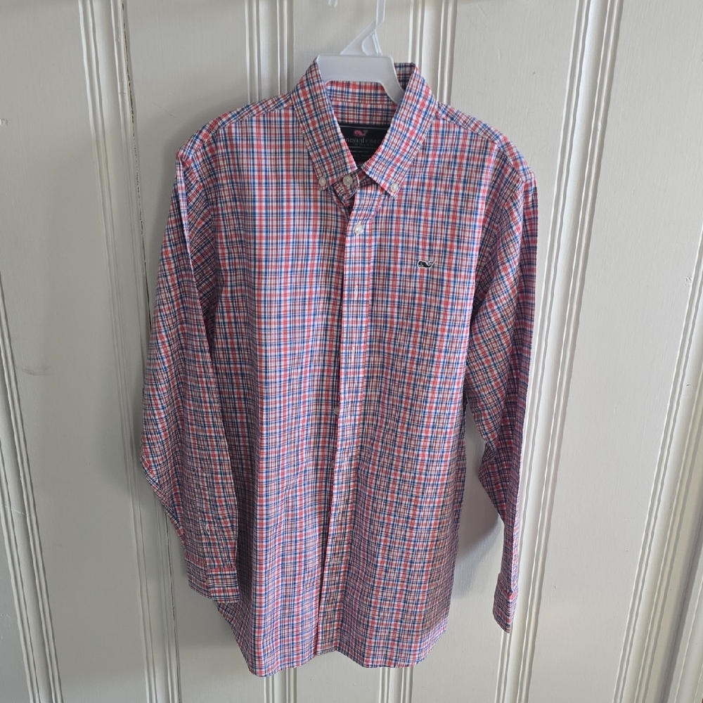Vineyard Vines Whale Shirt Boys Large SZ 16-18